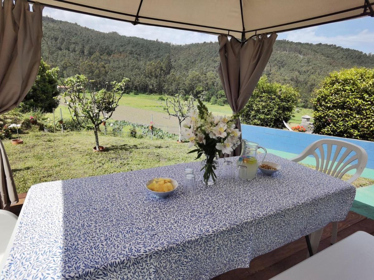Casa Do Cucharro En Playa De Soesto, Laxe Villa Bagian luar foto